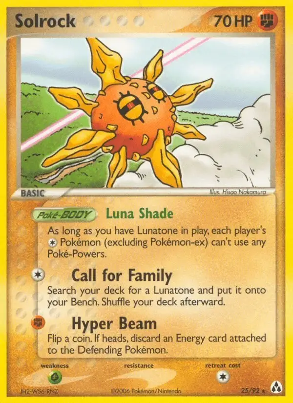 Solrock #25 Legend Maker PSA 10