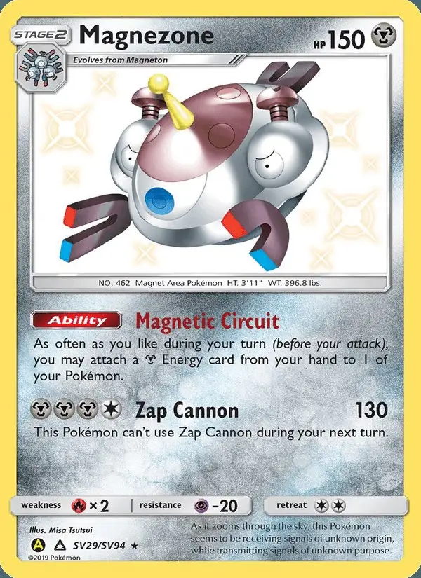 Magnezone #SV29 Hidden Fates Shiny Vault PSA 10