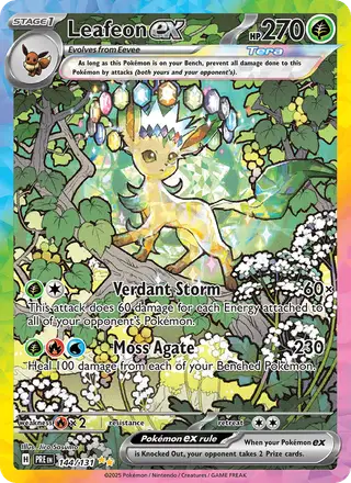 Leafeon ex #144 Prismatic Evolutions PSA 10