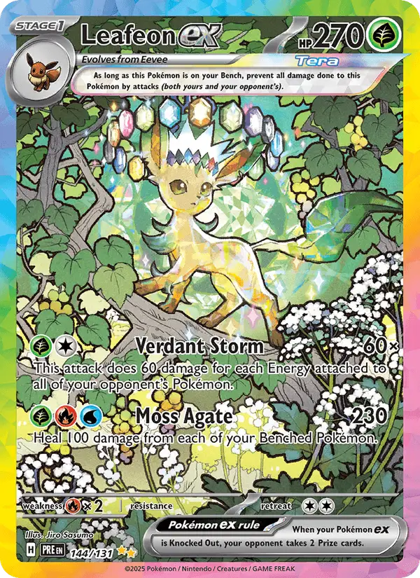Leafeon ex #144 Prismatic Evolutions PSA 10