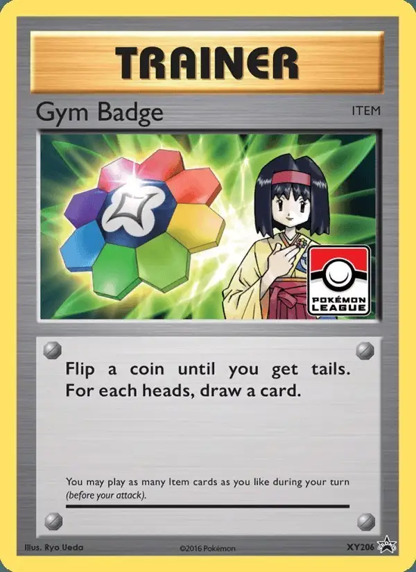 Gym Badge #XY206 XY Black Star Promos PSA 10
