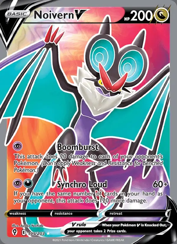 Noivern V #195 Evolving Skies PSA 10