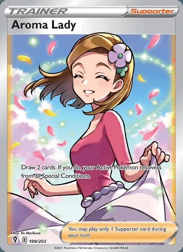 Aroma Lady #199 Evolving Skies PSA 10