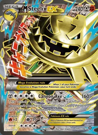 M Steelix EX #109 Steam Siege PSA 10