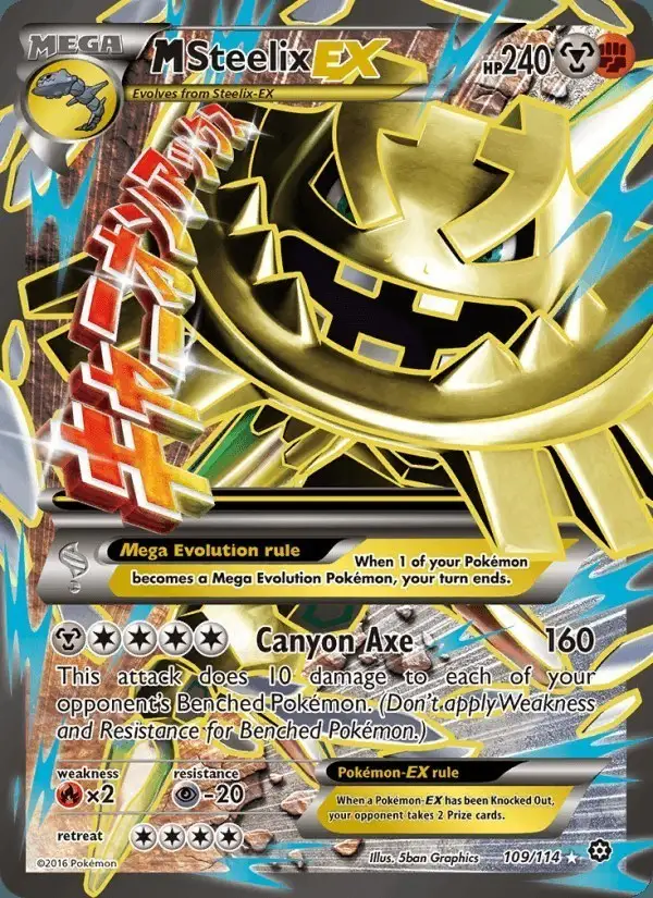 M Steelix EX #109 Steam Siege PSA 10