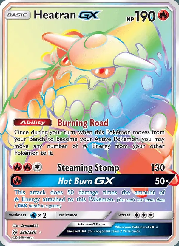 Heatran GX #238 Unified Minds PSA 10