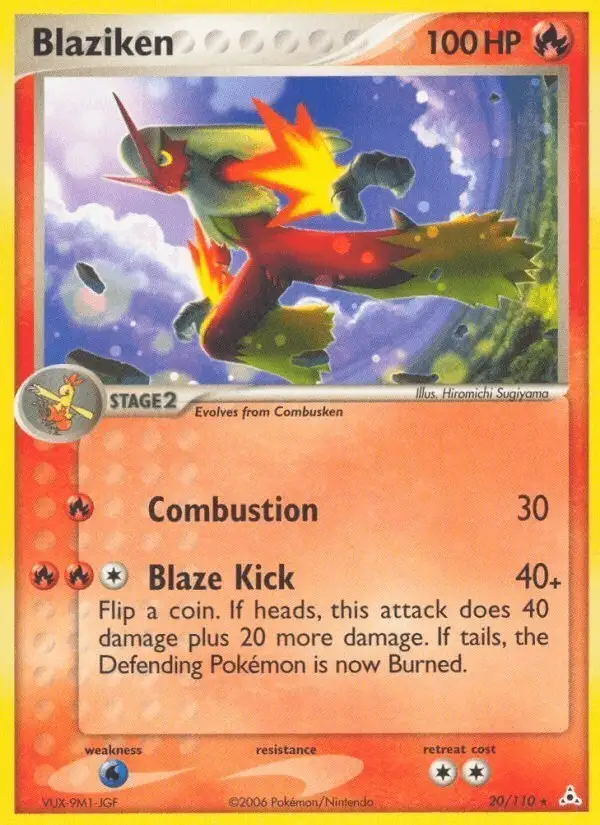 Blaziken #20 Holon Phantoms PSA 10