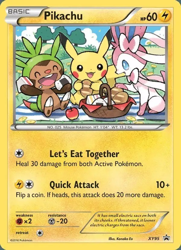 Pikachu #XY95 XY Black Star Promos PSA 10