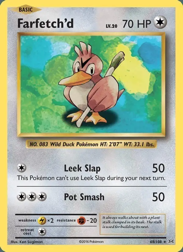 Farfetch'd #68 Evolutions PSA 10