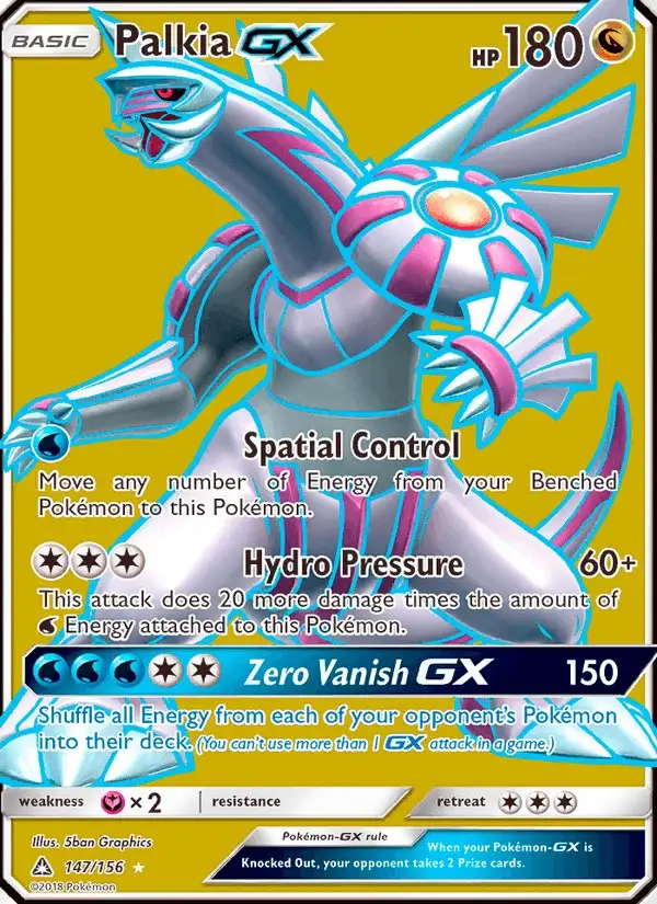 Palkia GX #147 Ultra Prism PSA 10