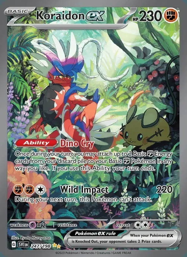 Koraidon ex #247 Scarlet & Violet PSA 10