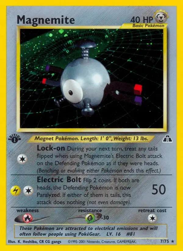 Magnemite #7 Neo Discovery PSA 10