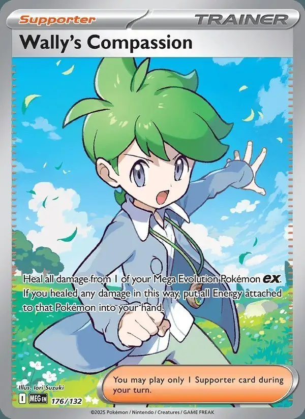 Wally's Compassion #176 Mega Evolution PSA 10
