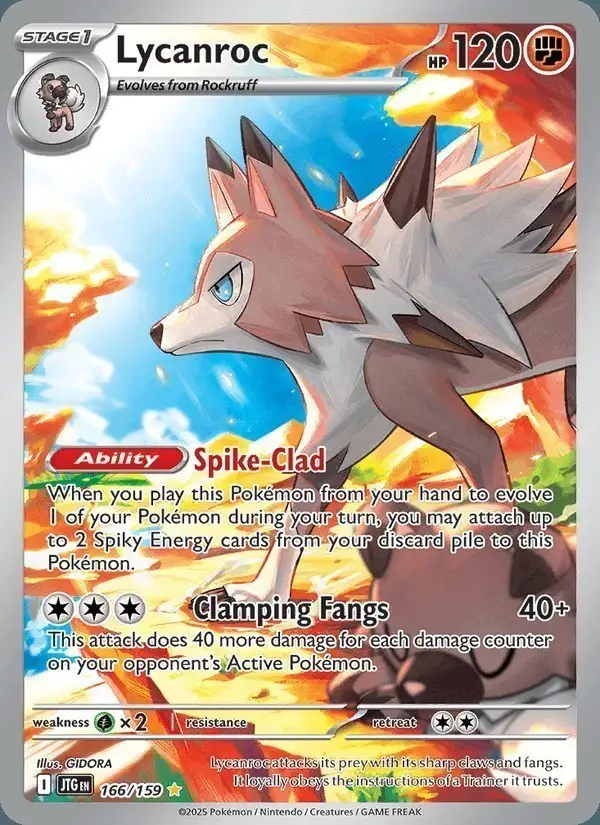 Lycanroc #166 Journey Together PSA 10