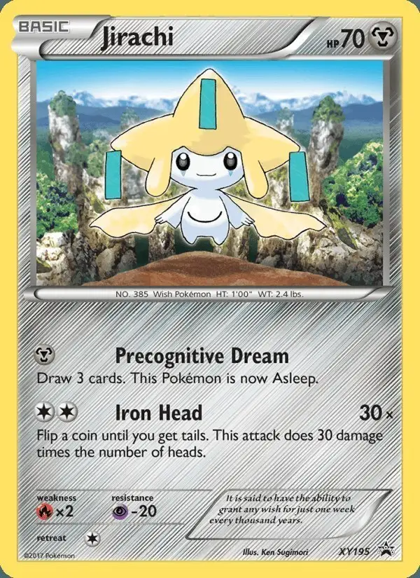 Jirachi #XY195 XY Black Star Promos PSA 10