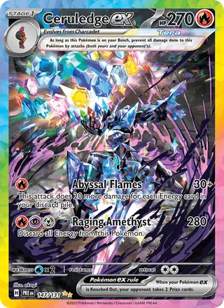 Ceruledge ex #147 Prismatic Evolutions PSA 10