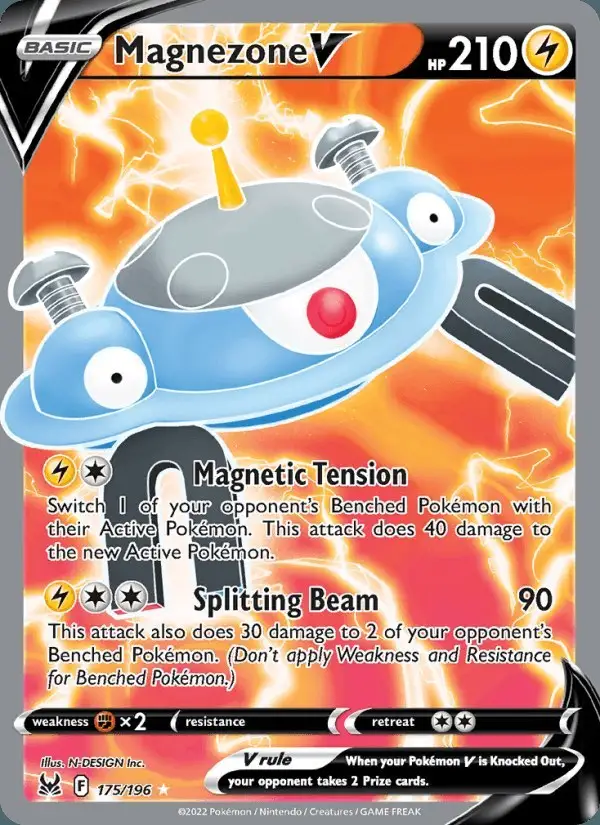 Magnezone V #175 Lost Origin PSA 10