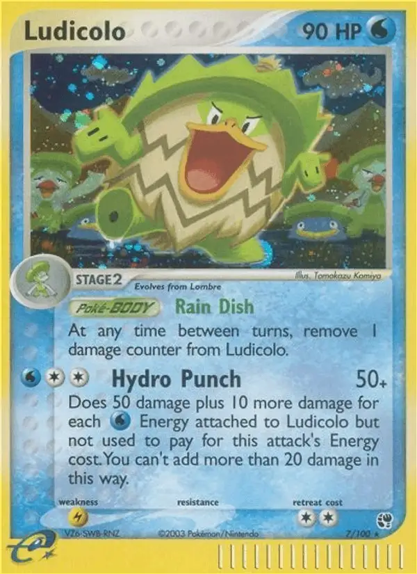 Ludicolo #7 Sandstorm PSA 10