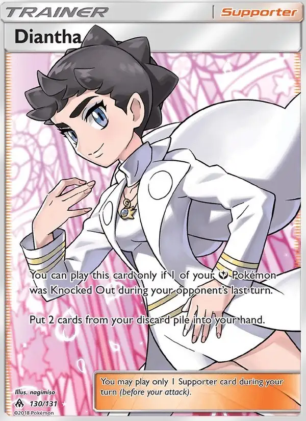 Diantha #130 Forbidden Light PSA 10