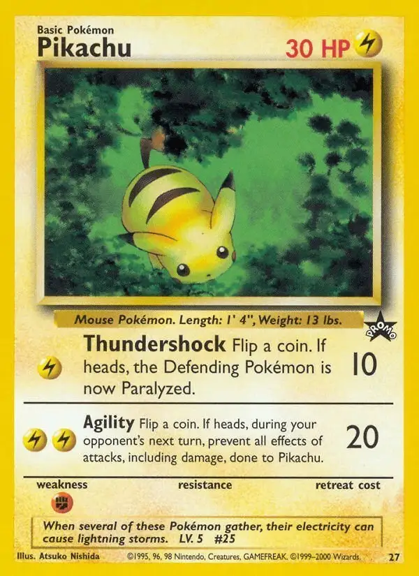 Pikachu #27 Wizards Black Star Promos PSA 10