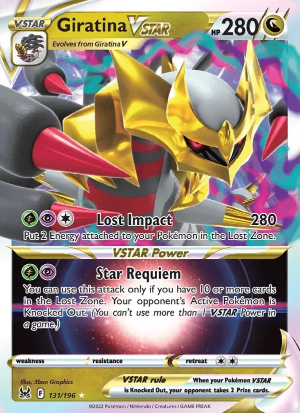 Giratina VSTAR #131 Lost Origin PSA 10
