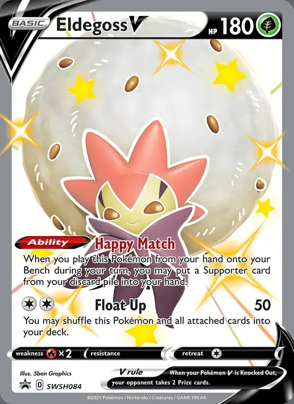 Eldegoss V #SWSH084 SWSH Black Star Promos PSA 10