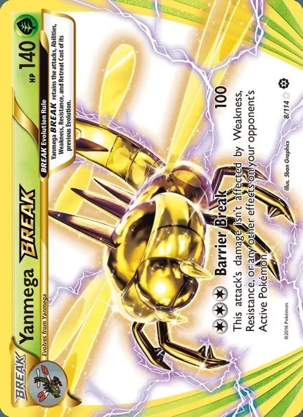 Yanmega BREAK #8 Steam Siege PSA 10
