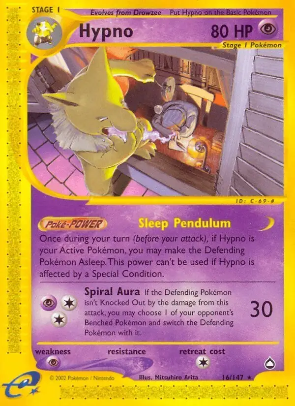 Hypno #16 Aquapolis PSA 10