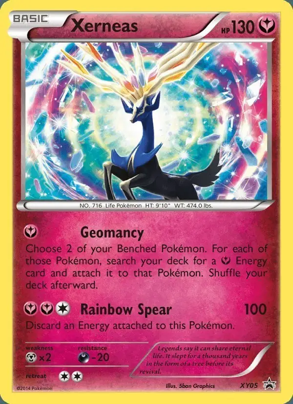 Xerneas #XY05 XY Black Star Promos PSA 10