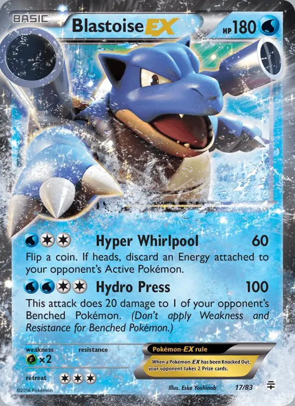 Blastoise EX #17 Generations PSA 10