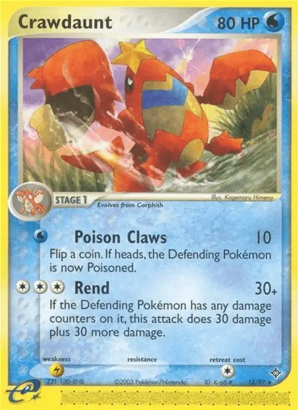Crawdaunt #13 Dragon PSA 10