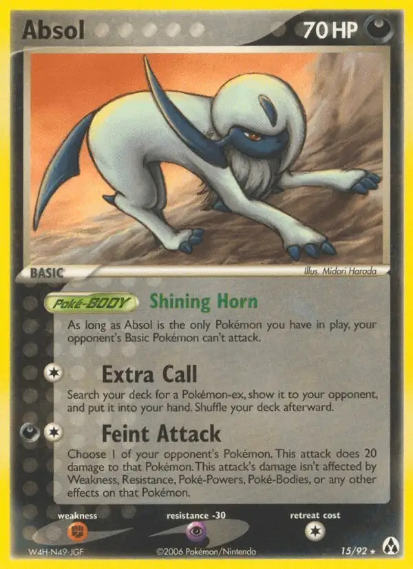 Absol #15 Legend Maker PSA 10