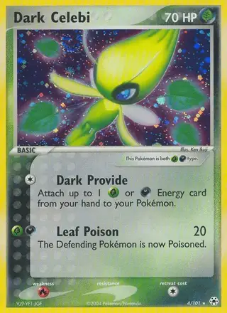 Dark Celebi #4 Hidden Legends PSA 10