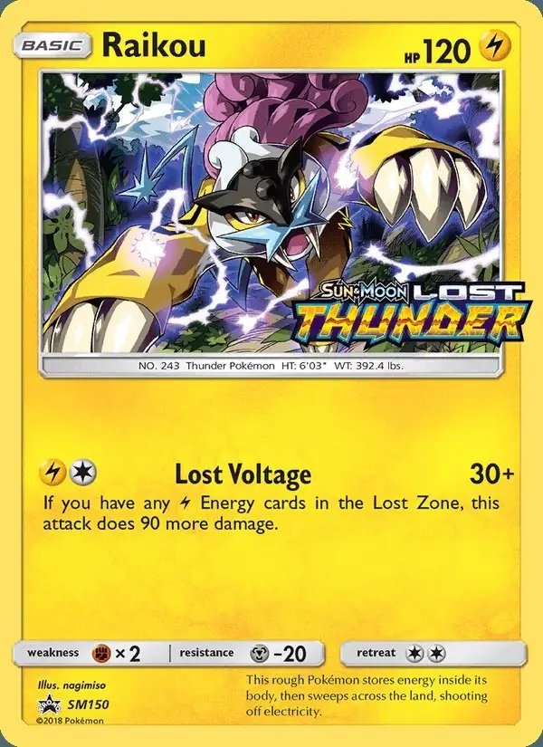 Raikou #SM150 SM Black Star Promos PSA 10