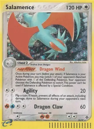 Salamence #10 Dragon PSA 10