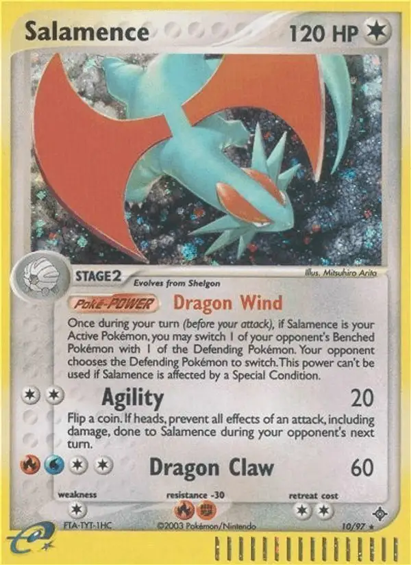 Salamence #10 Dragon PSA 10
