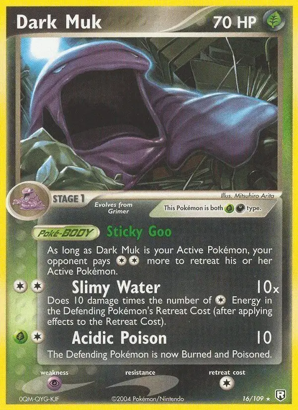 Dark Muk #16 Team Rocket Returns PSA 10
