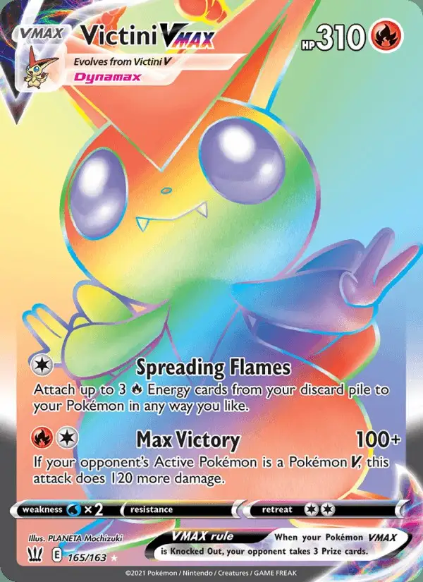 Victini VMAX #165 Battle Styles PSA 10