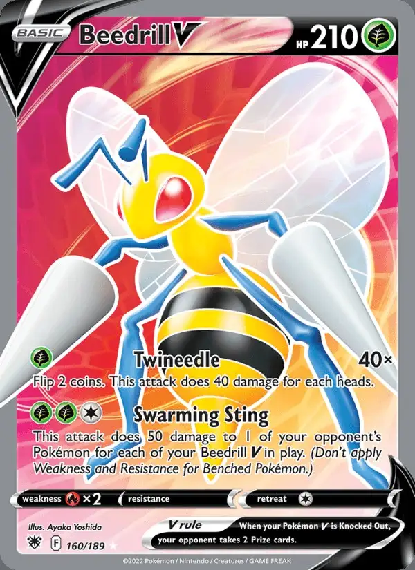Beedrill V #160 Astral Radiance PSA 10