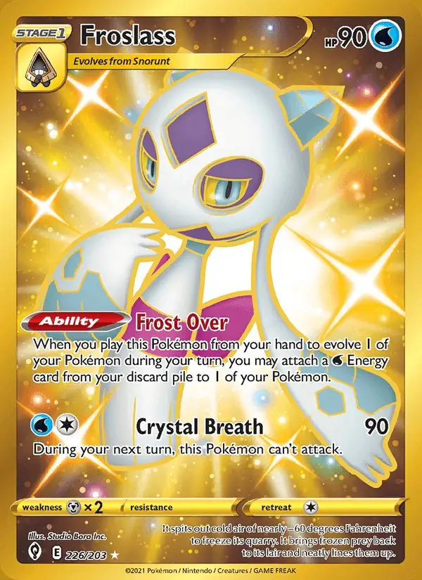 Froslass #226 Evolving Skies PSA 10