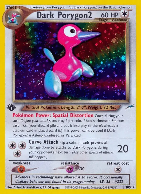 Dark Porygon2 #8 Neo Destiny PSA 10