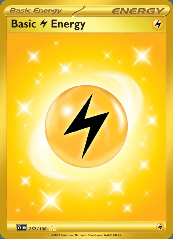 Basic Lightning Energy #257 Scarlet & Violet PSA 10
