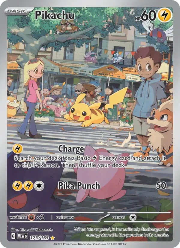 Pikachu #173 151 PSA 10