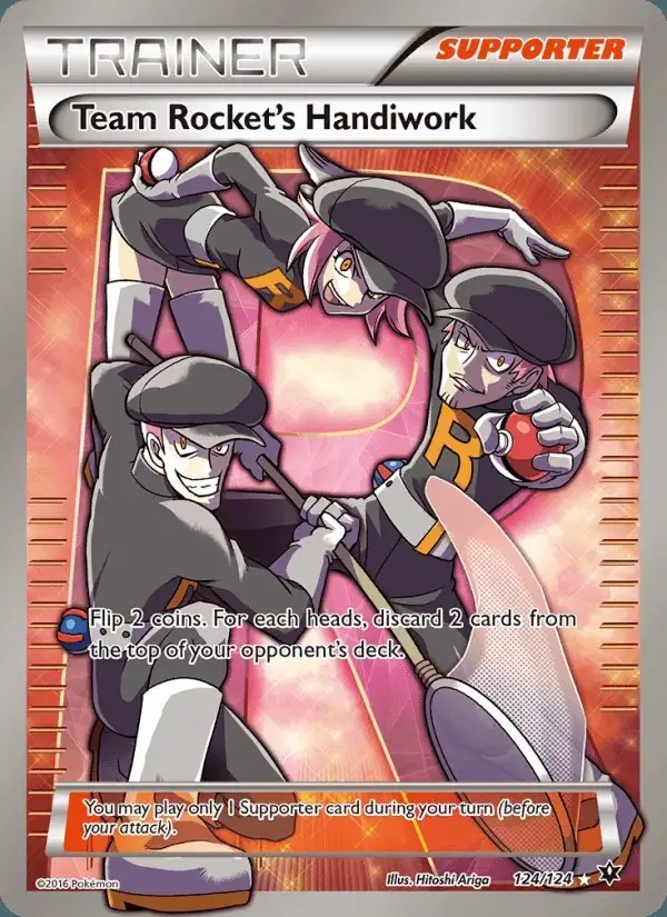 Team Rocket's Handiwork #124 Fates Collide PSA 10