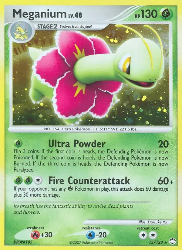 Meganium #13 Mysterious Treasures PSA 10