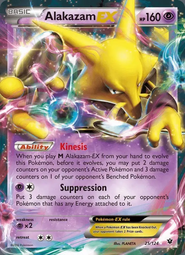 Alakazam EX #25 Fates Collide PSA 10