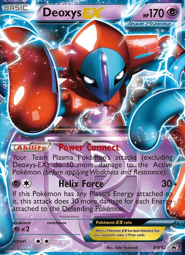 Deoxys-EX #BW82 BW Black Star Promos PSA 10