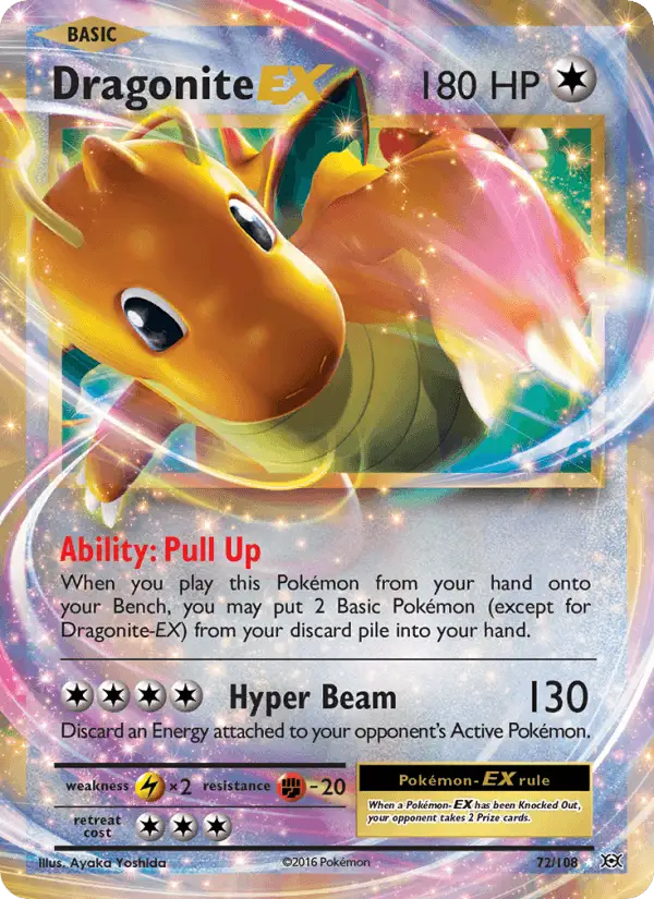 Dragonite ex #72 Evolutions PSA 10