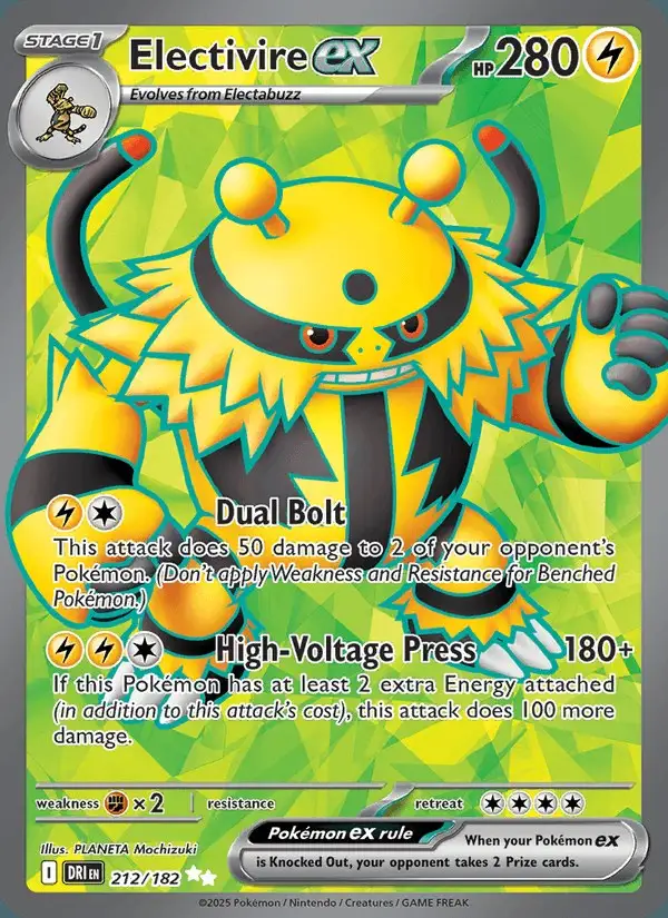 Electivire ex #212 Destined Rivals PSA 10