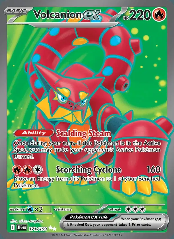 Volcanion ex #171 Journey Together PSA 10